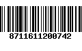 Código de Barras 8711611200742