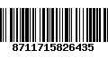 Código de Barras 8711715826435