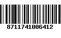 Código de Barras 8711741006412