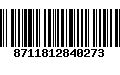 Código de Barras 8711812840273