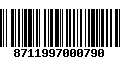 Código de Barras 8711997000790