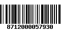 Código de Barras 8712000057930