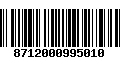 Código de Barras 8712000995010