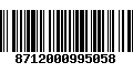 Código de Barras 8712000995058