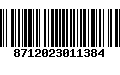 Código de Barras 8712023011384