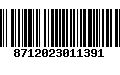 Código de Barras 8712023011391