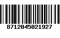 Código de Barras 8712045021927