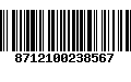 Código de Barras 8712100238567