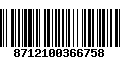 Código de Barras 8712100366758