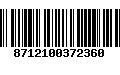 Código de Barras 8712100372360