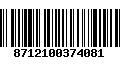 Código de Barras 8712100374081