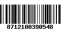 Código de Barras 8712100390548