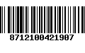 Código de Barras 8712100421907