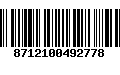 Código de Barras 8712100492778