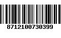 Código de Barras 8712100730399