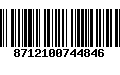 Código de Barras 8712100744846