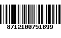 Código de Barras 8712100751899