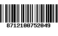 Código de Barras 8712100752049