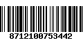 Código de Barras 8712100753442