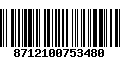 Código de Barras 8712100753480