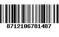 Código de Barras 8712106781487