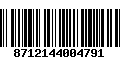 Código de Barras 8712144004791