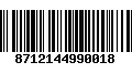 Código de Barras 8712144990018