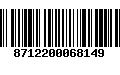 Código de Barras 8712200068149