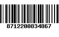 Código de Barras 8712200834867