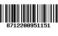 Código de Barras 8712200951151