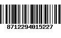 Código de Barras 8712294015227