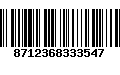 Código de Barras 8712368333547