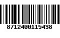 Código de Barras 8712400115438