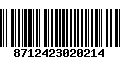 Código de Barras 8712423020214