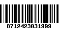 Código de Barras 8712423031999