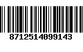 Código de Barras 8712514099143