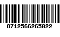 Código de Barras 8712566265022