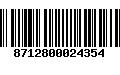 Código de Barras 8712800024354