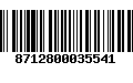 Código de Barras 8712800035541