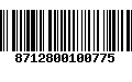 Código de Barras 8712800100775