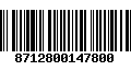 Código de Barras 8712800147800