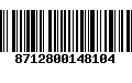 Código de Barras 8712800148104