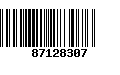 Código de Barras 87128307