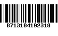 Código de Barras 8713184192318