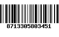 Código de Barras 8713305803451