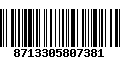 Código de Barras 8713305807381