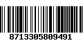 Código de Barras 8713305809491