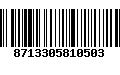 Código de Barras 8713305810503