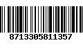 Código de Barras 8713305811357