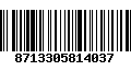 Código de Barras 8713305814037